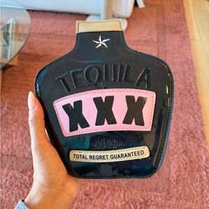 Tequila XXX Black and Pink Bag